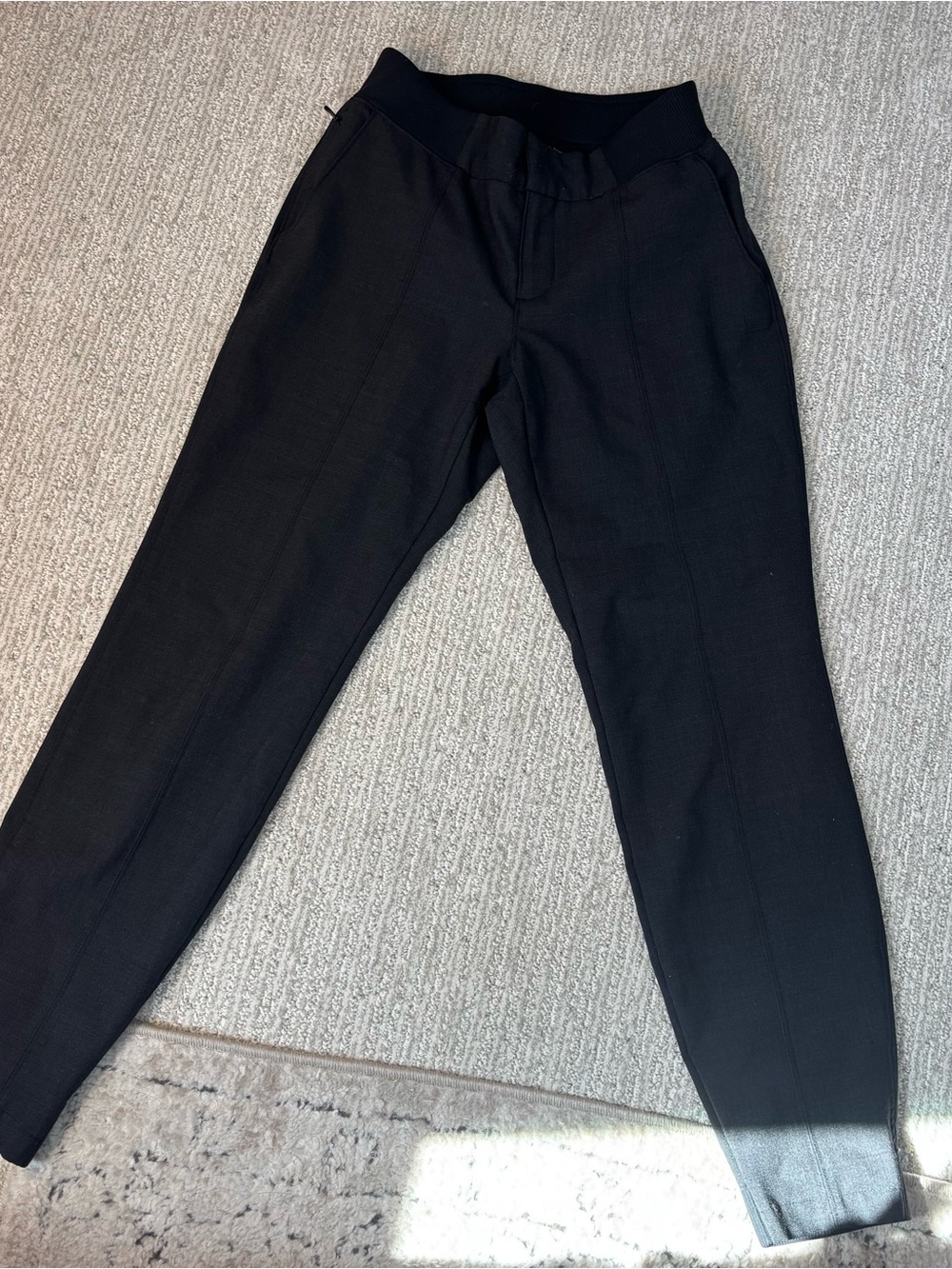 Athleta Wool-Blend Work It City Jogger Trousers
